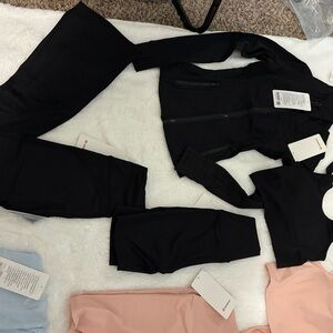 lululemon athletica Black Leggings and Jacket Set